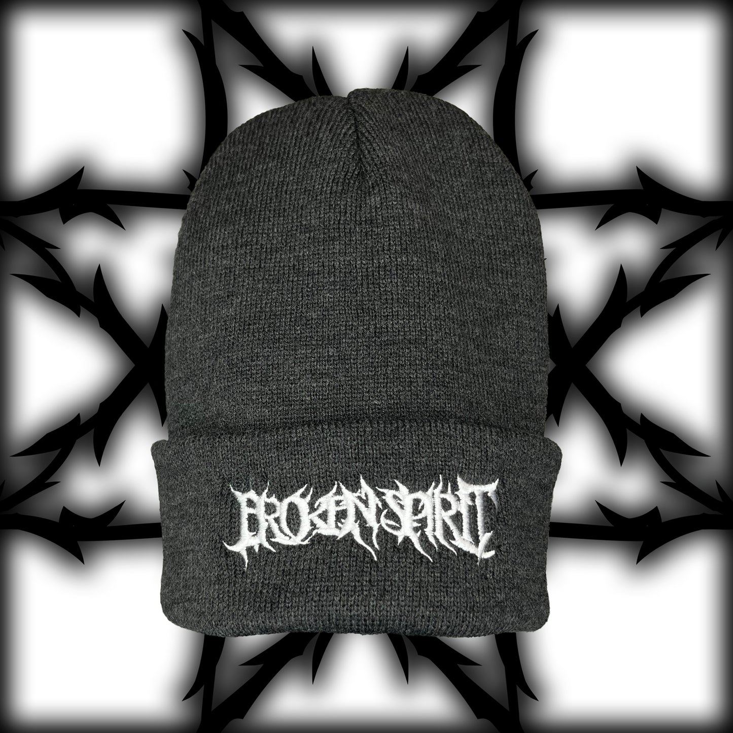 Broken Spirit Beanie (charcoal grey)