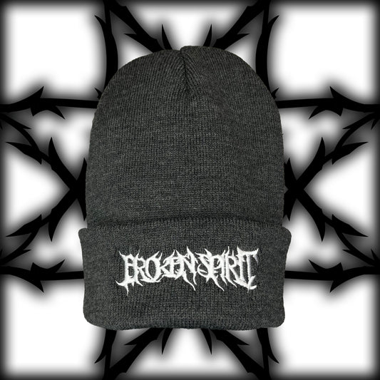 Broken Spirit Beanie (charcoal grey)